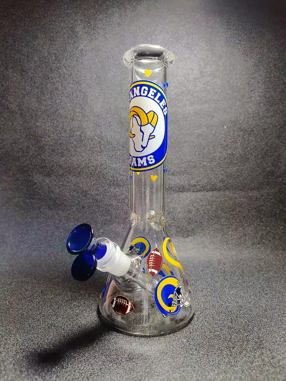 10" Los Angeles Rams NFL Beaker Glass Bong