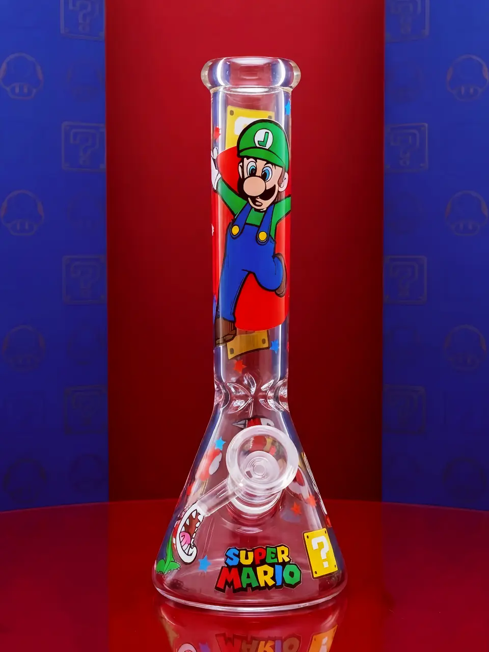 Super Mario Luigi Beaker Glass Bong - Image 9