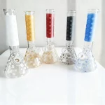 10" LV-Inspired Glass Beaker Bongs
