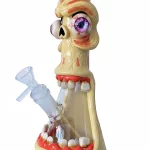 10″ Martian Invader Monster Hand-Painted Glass Bong