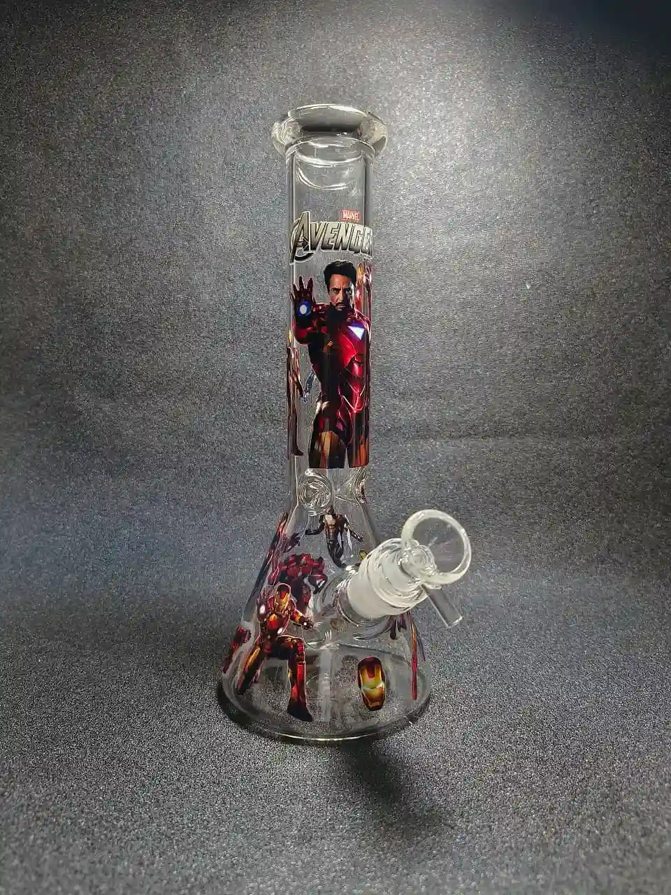 10" Marvel Avengers Iron Man Beaker Glass Bong