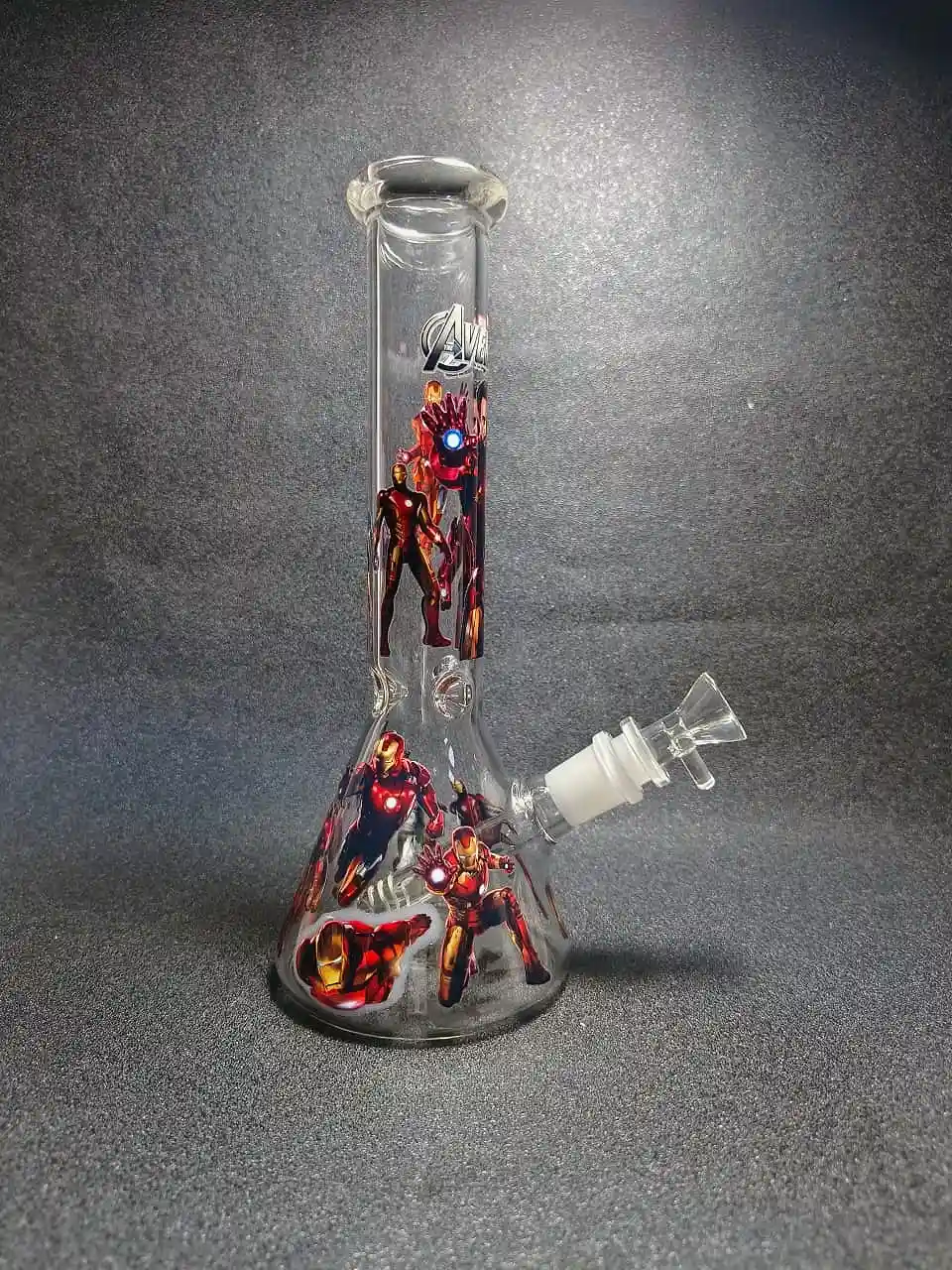 10" Marvel Avengers Iron Man Beaker Glass Bong