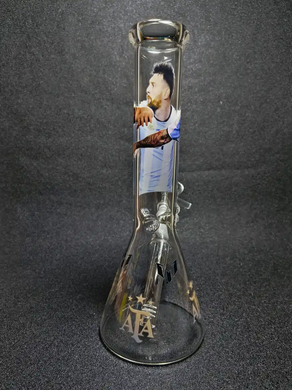 Messi Football Legend Argentina #10 Jersey Beaker Glass Bong