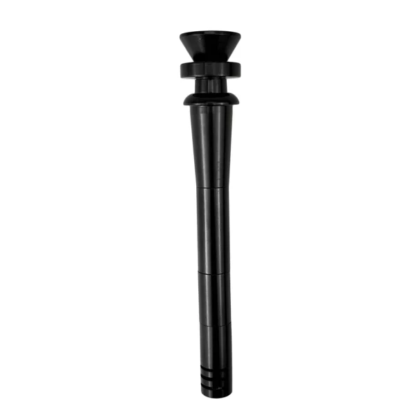 Metal Downstem and Metal Herb Bowl For Bong- Black