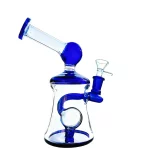 7″ Mini Bong with Blue Ring Diffuser
