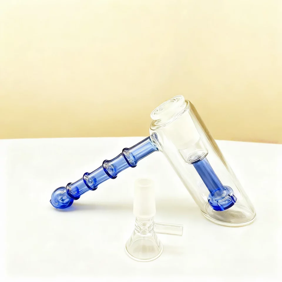 Mini Showerhead Perc Hammer Bubbler - Smoke Meg