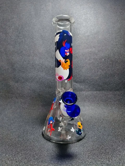 Miraculous Ladybug & Cat Noir Beaker Glass Bong