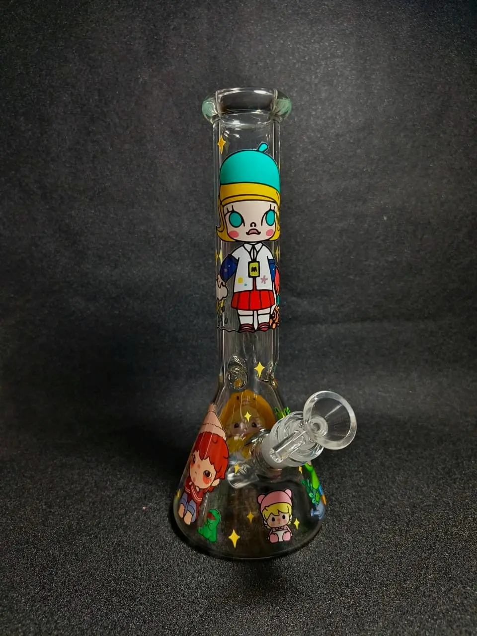 Molly Pop Mart Beaker Glass Bong