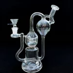 9″ Multi-Chamber Recycler Bong with Inline Perc