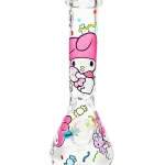 10" My Melody Candy Wonderland Beaker Glass Bong