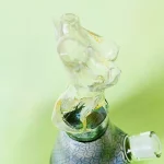 11.5" Naked Lady Sexy Boob Glass Bong | Blue