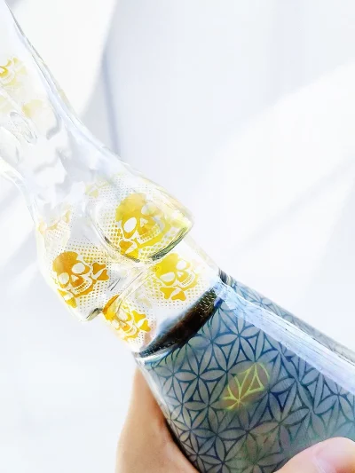 11.5" Naked Lady Sexy Boob Glass Bong | Blue