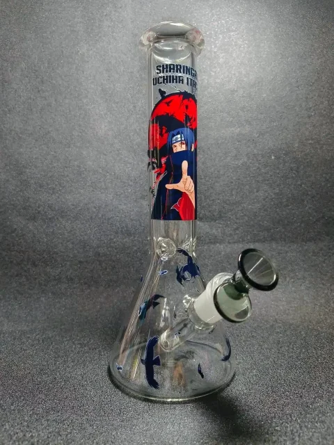 Naruto Itachi Uchiha Beaker Glass Bong