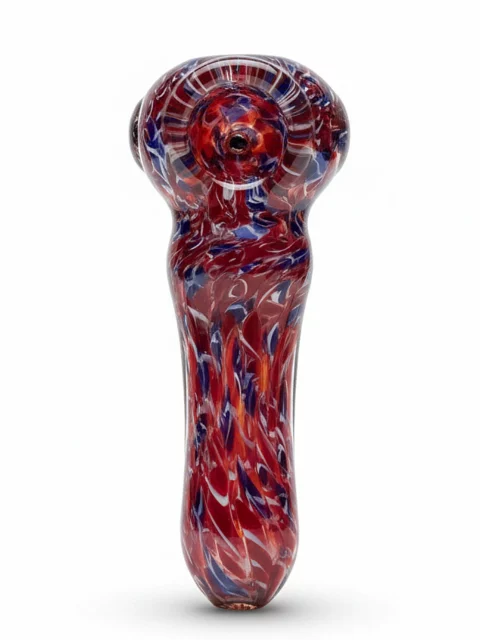 4" Nebula Swirl Glass Spoon Pipe
