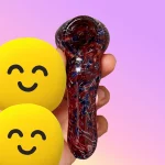 4" Nebula Swirl Glass Spoon Pipe