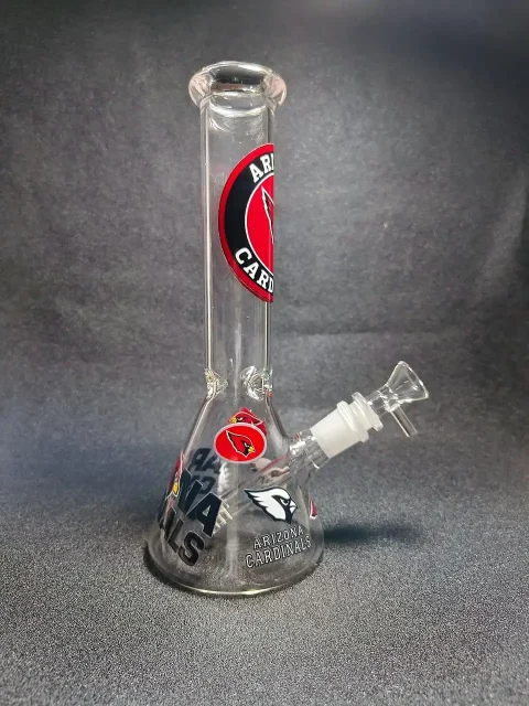 NFL Arizona Cardinals Beaker Glass Bong NFL Arizona Cardinals Beaker Glass Bong