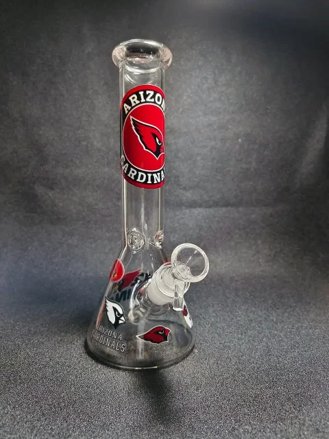 NFL Arizona Cardinals Beaker Glass Bong