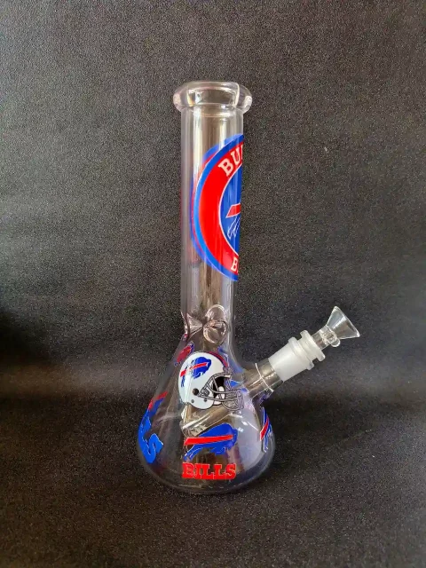 NFL Buffalo Bills Beaker Glass Bong NFL Buffalo Bills Beaker Glass Bong