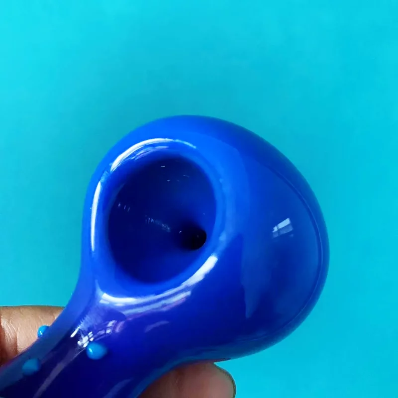 4.3" Ocean Dream Glow-in-the-dark Hand-Painted Glass Pipe