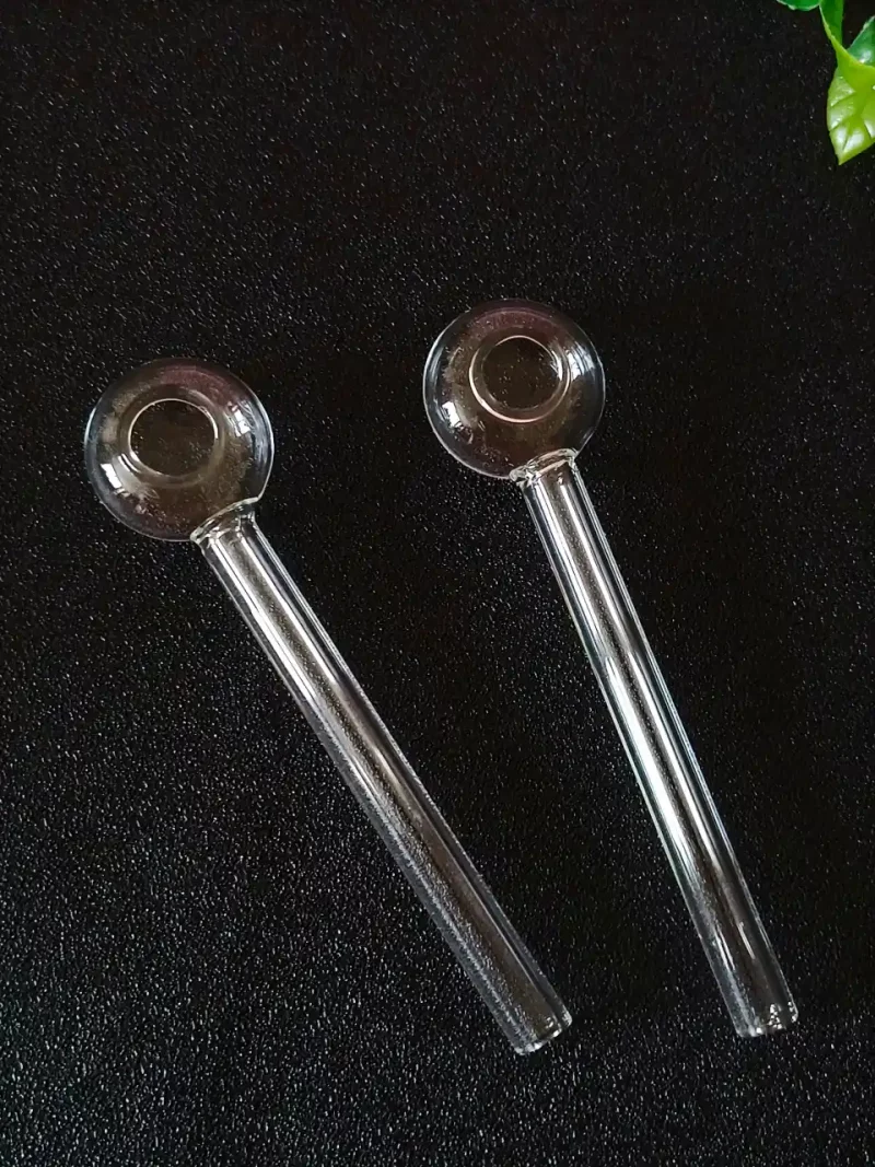 Clear and Simple Glass Oil Burner Pipe