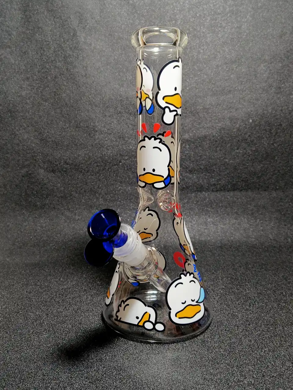 Cute Pekkle Duck Beaker Glass Bong
