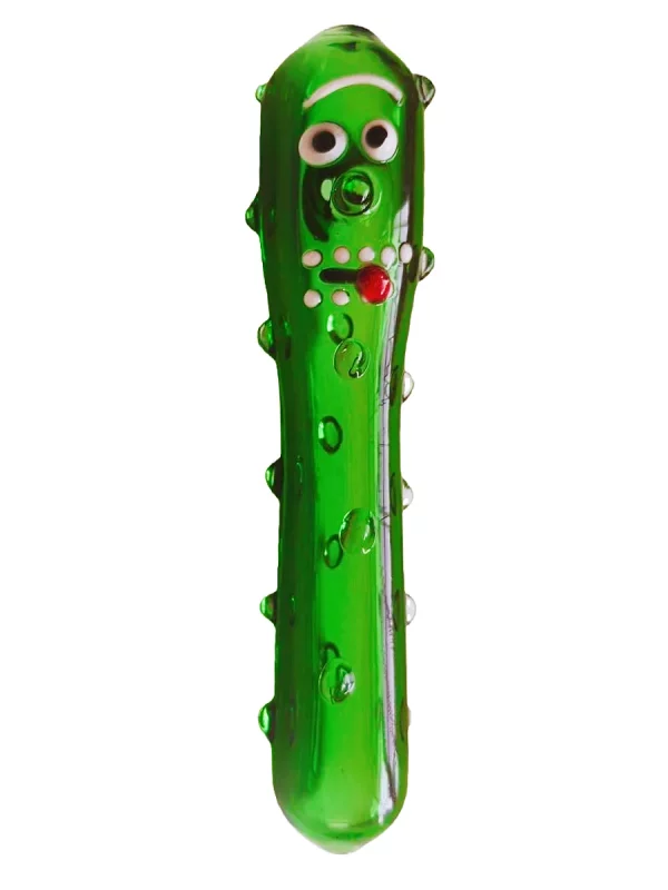 Pickle Rick Glass Spoon Hand Pipe