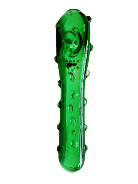 Pickle Rick Glass Spoon Hand Pipe Pickle Rick Glass Spoon Hand Pipe
