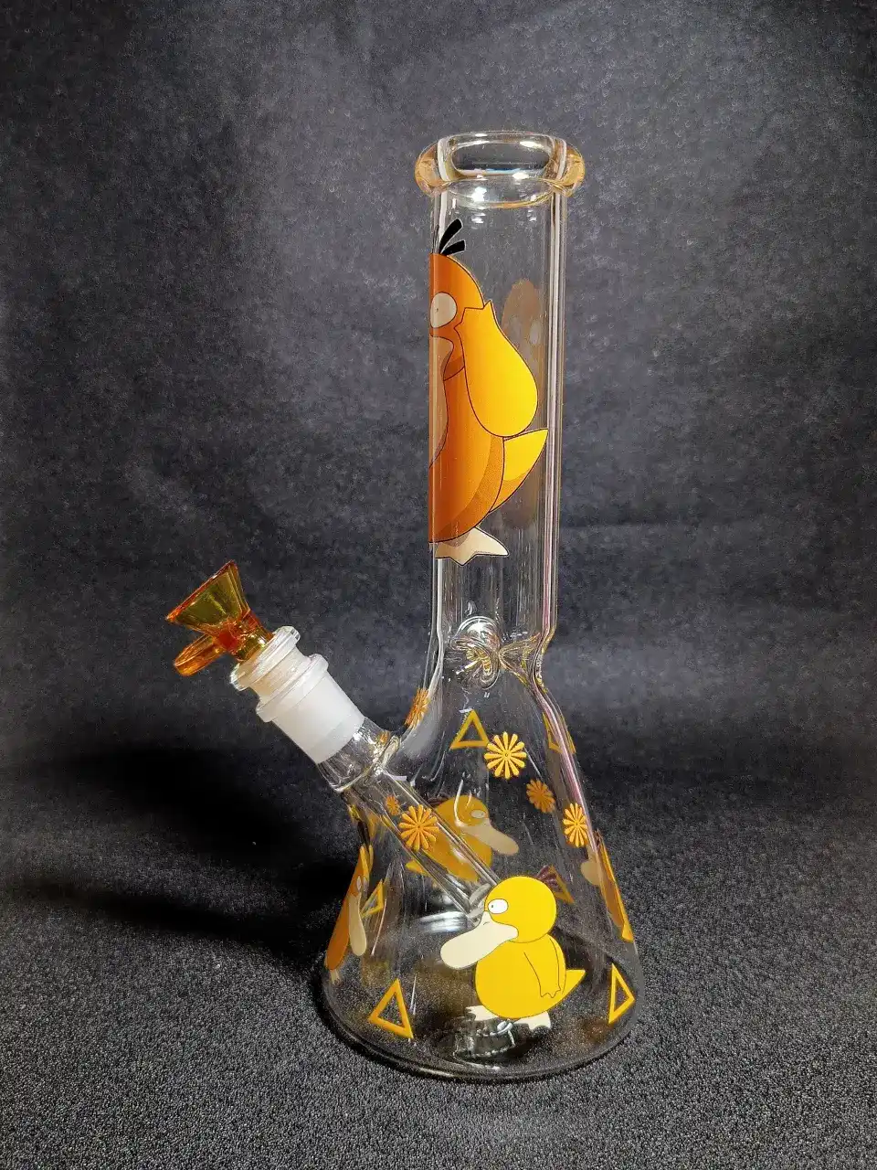 Psyduck Pokémon Yellow Classic Cartoon Beaker Glass Bong