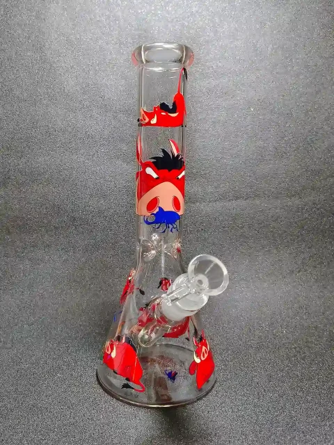 Pumbaa Hakuna Matata Beaker Glass Bong