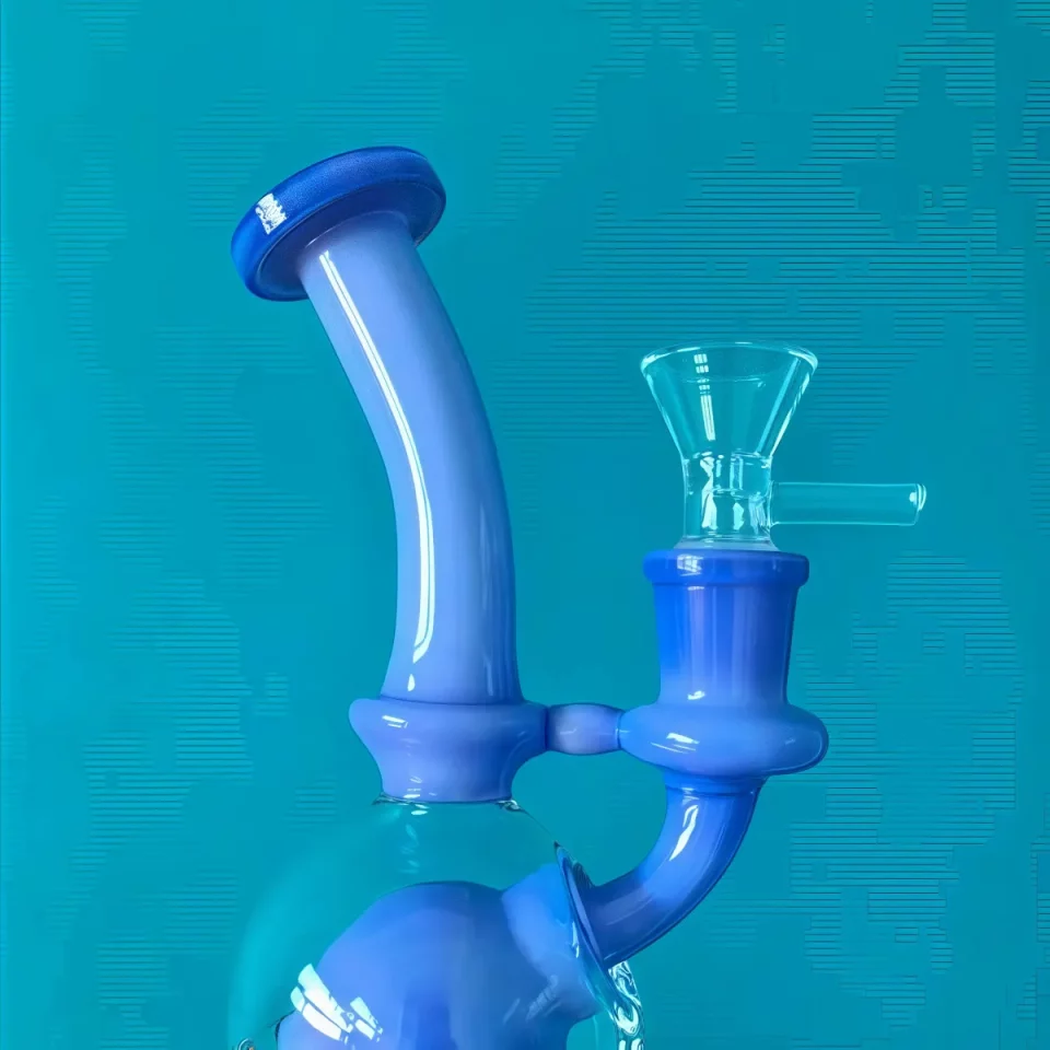 6" Recycler Ball Dab Rig Bong with Disc Perc