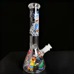 10″ Rick and Morty Beaker Glass Bong