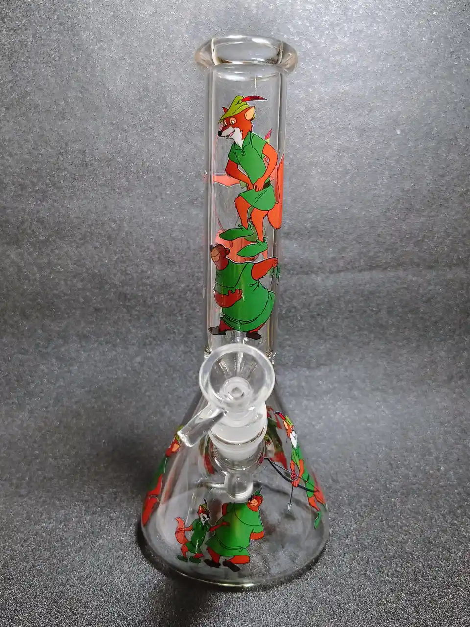 Legendary Forest Hero Robin Hood Beaker Glass Bong
