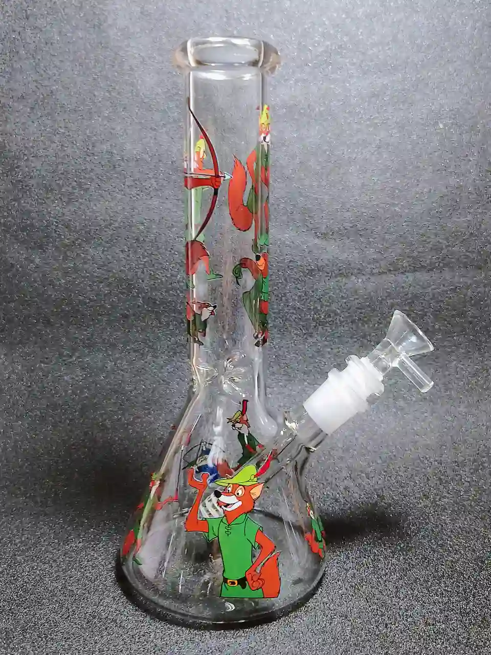 Legendary Forest Hero Robin Hood Beaker Glass Bong
