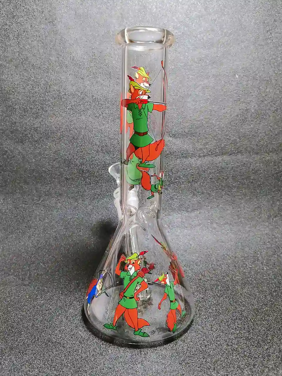 Legendary Forest Hero Robin Hood Beaker Glass Bong