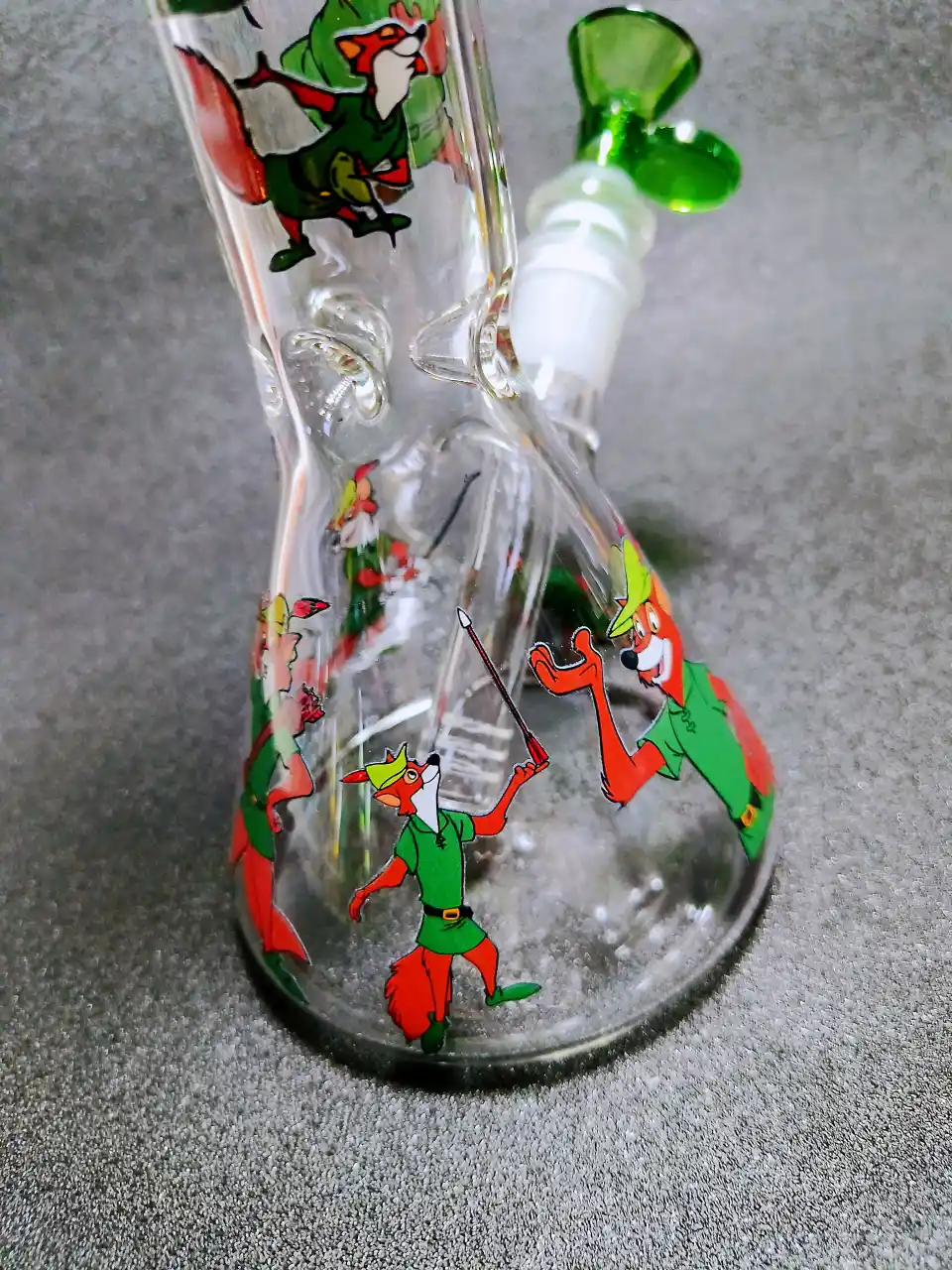 Legendary Forest Hero Robin Hood Beaker Glass Bong
