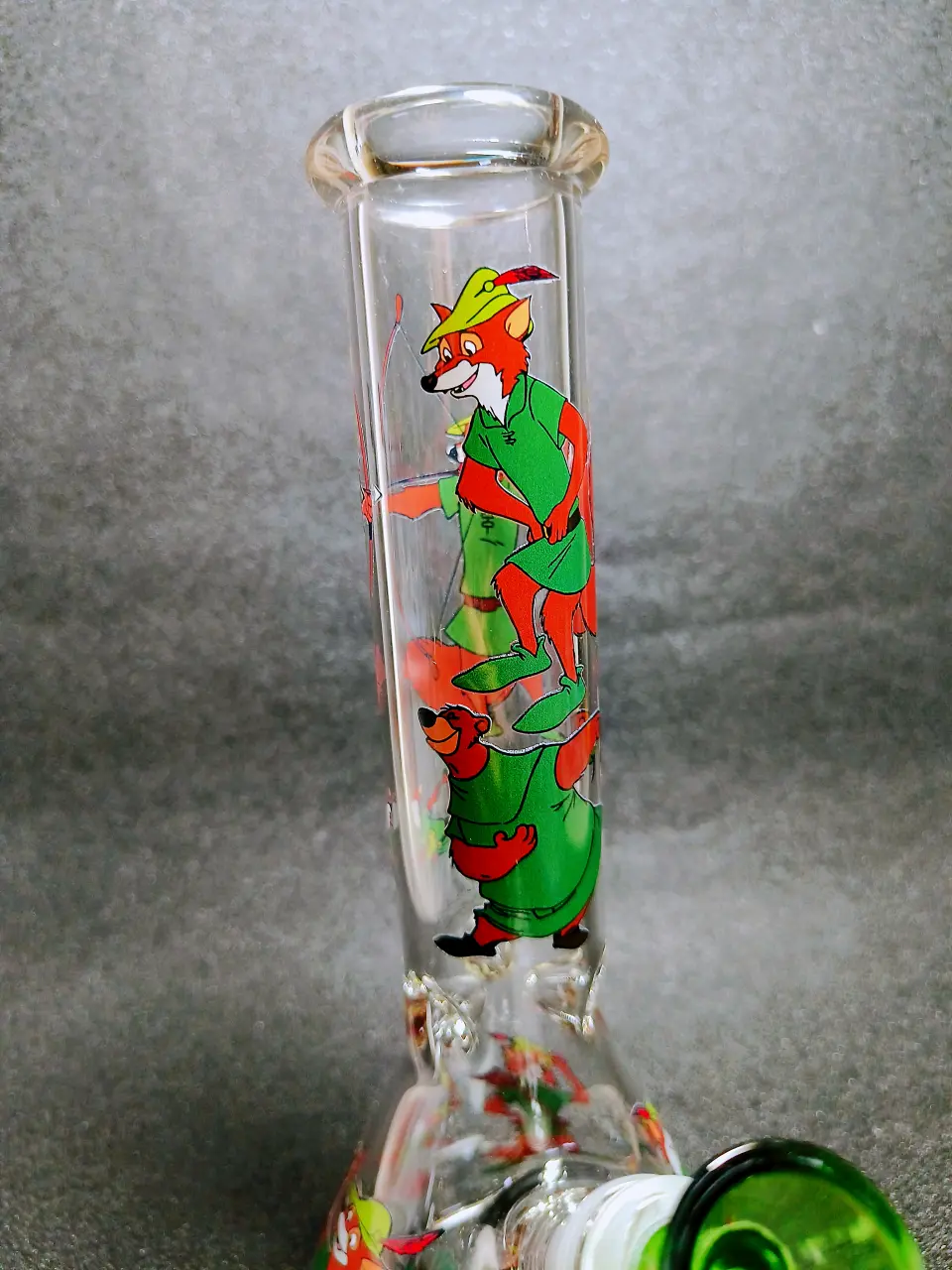 Legendary Forest Hero Robin Hood Beaker Glass Bong