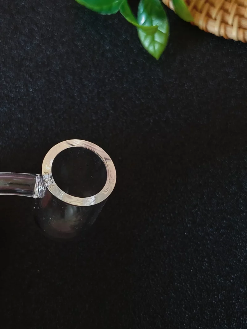 Round Bottom Quartz Banger – 14mm Male, 90° Angle