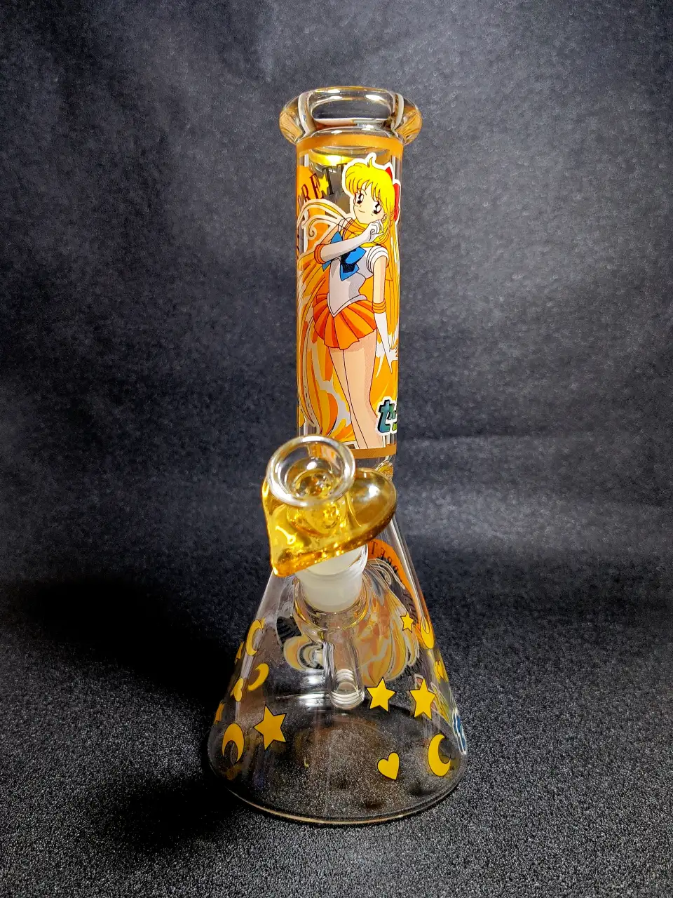 10" Sailor Moon Usagi Tsukino Magical Girl Beaker Glass Bong