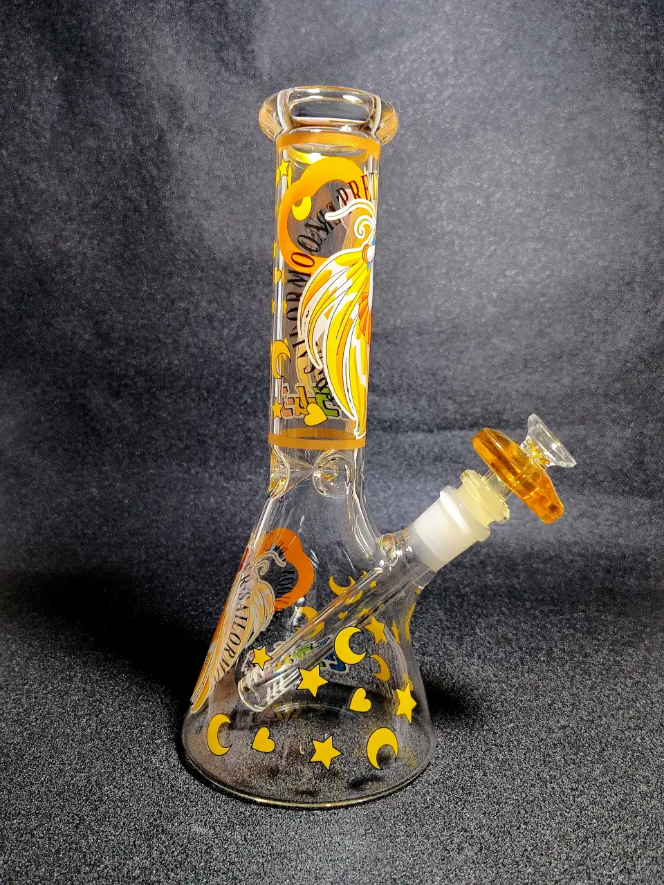 10" Sailor Moon Usagi Tsukino Magical Girl Beaker Glass Bong