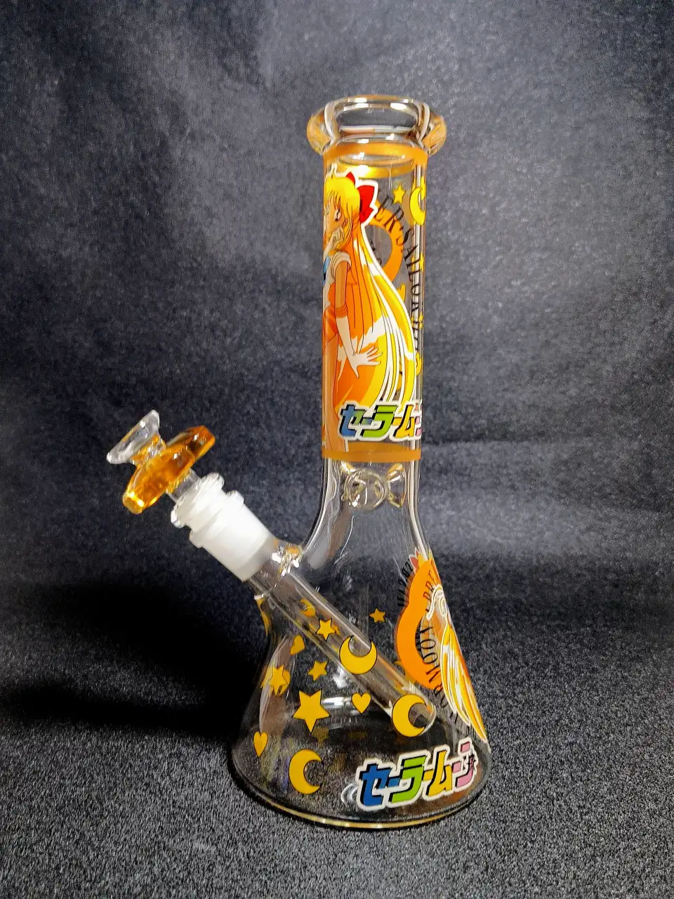 10" Sailor Moon Usagi Tsukino Magical Girl Beaker Glass Bong