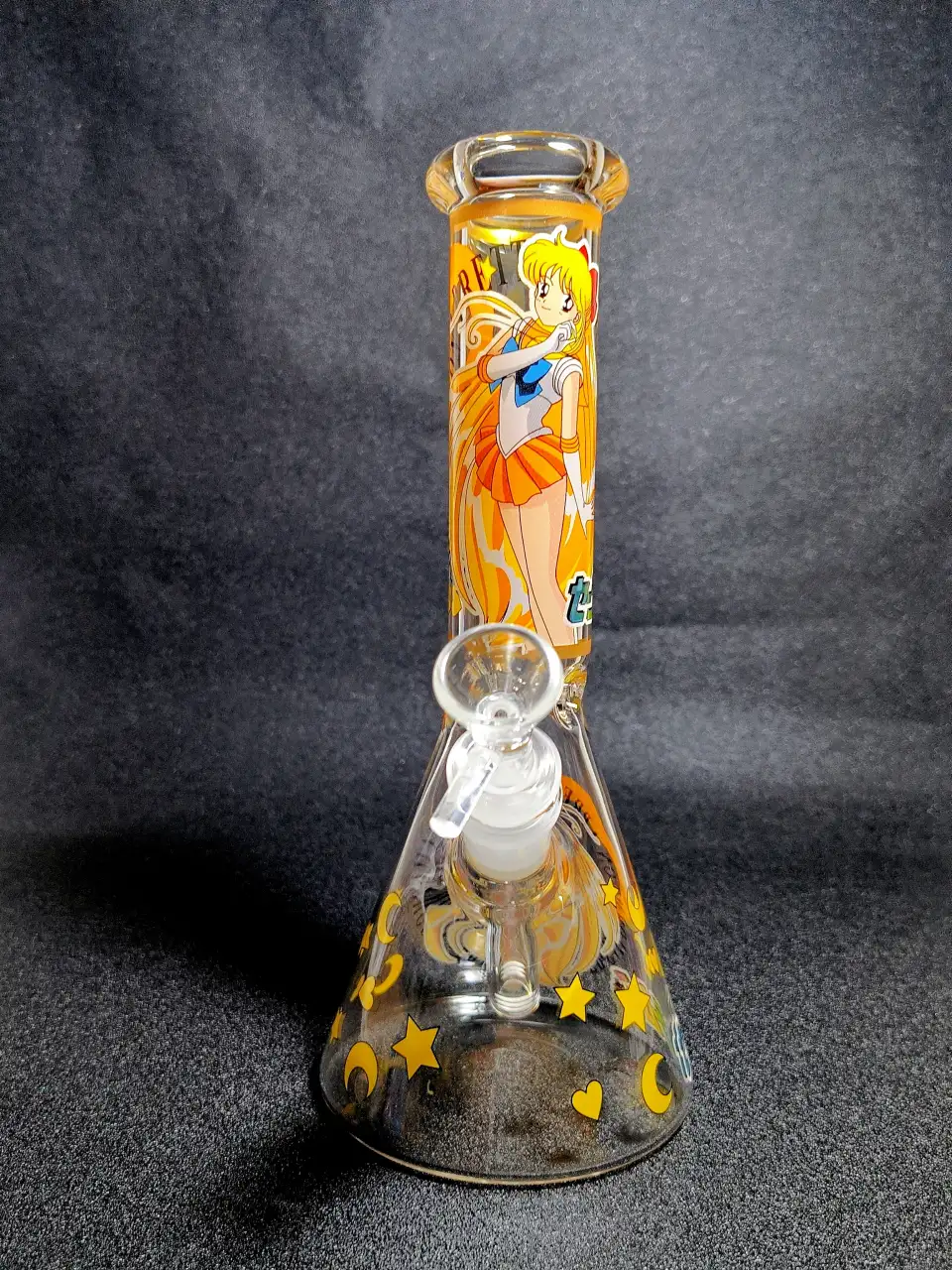 10" Sailor Moon Usagi Tsukino Magical Girl Beaker Glass Bong