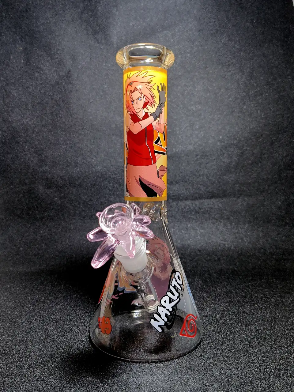 Sakura Katsuyu Naruto Medical Ninja Beaker Glass Bong