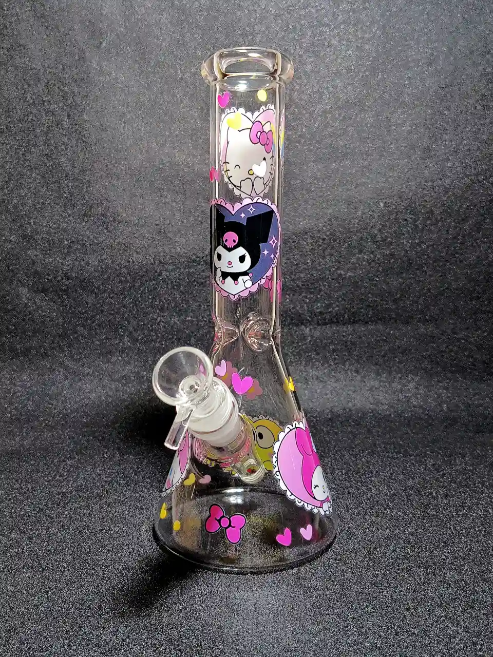 Sanrio All-Stars Hello Kitty & Friends Hearts & Bows Beaker Glass Bong