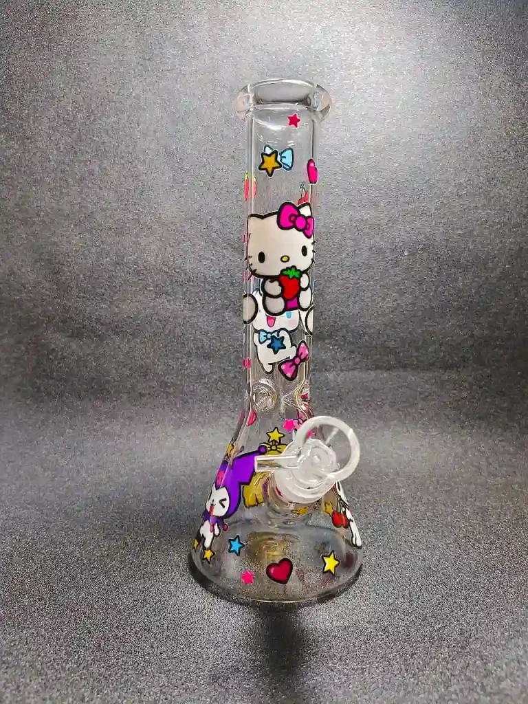 10" Sanrio Friends Star Wish Park Beaker Glass Bong