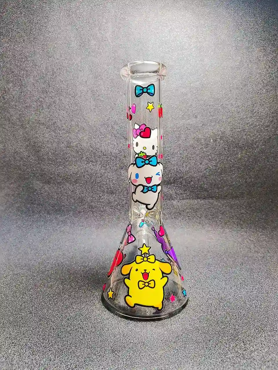 10" Sanrio Friends Star Wish Park Beaker Glass Bong