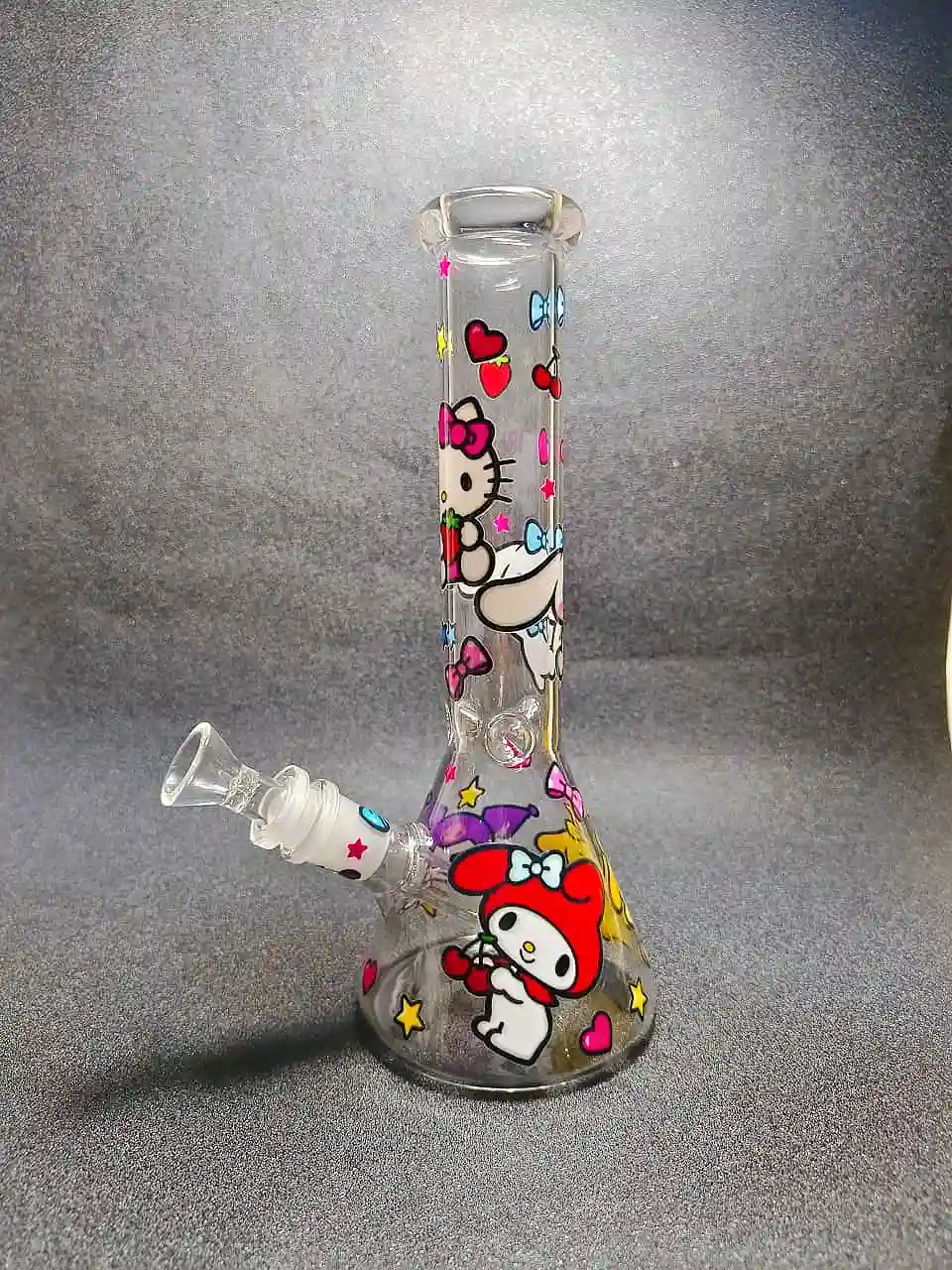 10" Sanrio Friends Star Wish Park Beaker Glass Bong