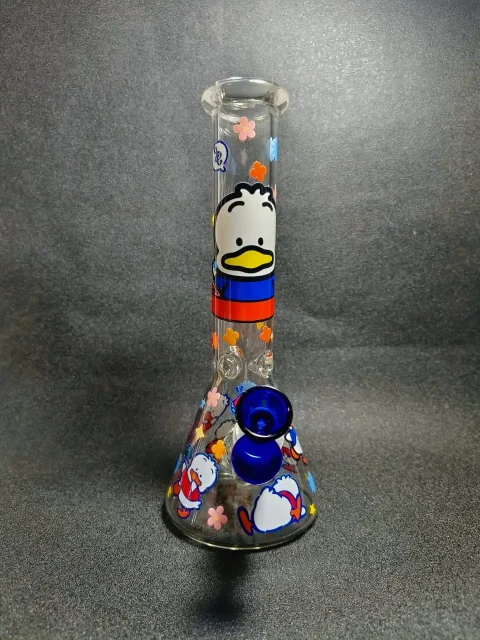 Sanrio Pekkle Kawaii Beaker Glass Bong