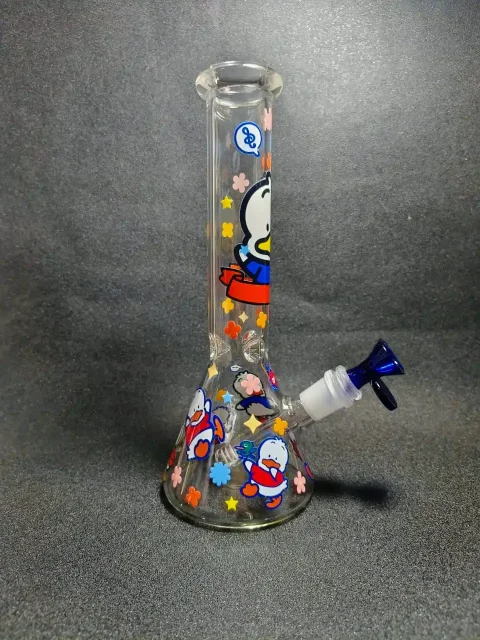 Sanrio Pekkle Kawaii Beaker Glass Bong Sanrio Pekkle Kawaii Beaker Glass Bong
