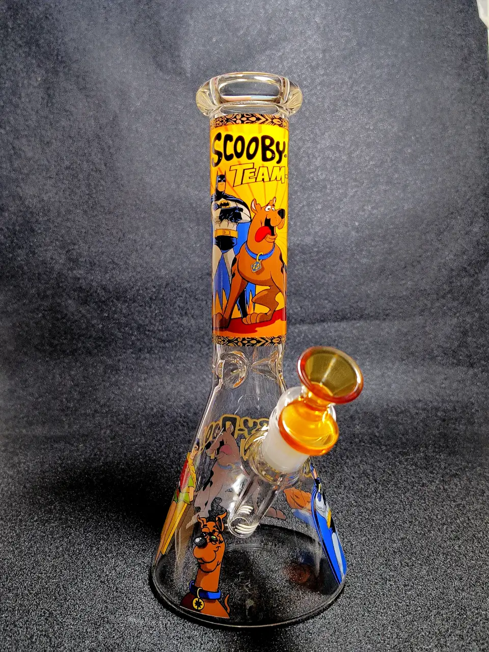 10" Scooby-Doo Batman DC Team-Up Beaker Glass Bong
