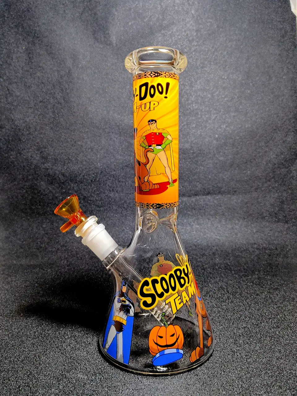 10" Scooby-Doo Batman DC Team-Up Beaker Glass Bong